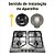 Manipulo Falcon Silver Fogão Cooktop GT60X GF75X GT75X Electrolux - A18860802 - Imagem 3