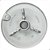 Coroa do Queimador Semi Rápido Para Fogão Electrolux GC60V GC75V GF75X A09998201 807468202 - Imagem 3