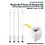 Conjunto 4 Varas de Suspensão Completas Para Lavadora Brastemp Consul 8Kg a 12Kg Alado W10764578 7112130 22 Pol - Imagem 1