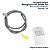 Mangueira Saída Água Bocal Curvo 28MM 2 Metros Para Lavadora De Roupas Electrolux  AFA - 360208060 / A10907801 / M10275 - Imagem 1