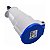 Acoplamento Steck 2P+T 16A IP44 Newkon 200/250V - N3056 - Imagem 1