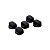 Conjunto 5 Botões Manipulo para Fogão Cooktop Brastemp  BDD76 BDD76 BD075 Whirlpool W10688303 Brastemp e Consul - Imagem 1