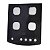 Mesa Trabalho Vidro Preto Para Fogão 4 Bocas Consul -  W10805272 - Imagem 1