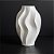 Vaso Decorativo Ondas Escultural Solution 3D 1346529 - Imagem 1