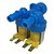 Válvula Agua Dupla Lavadora LES09 LTE08 LTP16 LTP10 LT09B LM13Q LTM15 LTM16 Electrolux  64287532 - Imagem 2