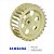 Hélice Motor de Secagem Para Secadora Samsung DV15K6500GV DC67-00180B  (Semi Novo) - Imagem 2
