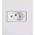 Conjunto Tomada 2p+t 20a Liz Branca Tramontina Cor Branco - Imagem 2