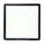 FOXLUX PLAFON LED  PRETO  SOB  QUAD  24W  6500K   LED90.251 - Imagem 1