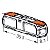 CONECTOR DE EMENDA TRANSPARENTE  221-2411  1P  ATE  4,0MM WAGO - Imagem 4