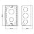 TRAMONTINA CAIXA PVC  4 X 2 AMARELA 57500/041 - 57500/044 - Imagem 5