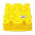TRAMONTINA CAIXA PVC  4 X 4 AMARELA 57500/042 - Imagem 2