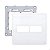 WEG ESATTA BRANCA  PLACA  4X4  02 MOD  C/SUP  16091200 - Imagem 1