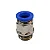 CONEXAO RETA MACHO BSP 1/4" X 8MM - Imagem 1