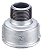 LUVA DE RED M/F GALV BSP 1 X 3/4" - Imagem 1