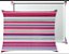 Bandoca Termoplástico Branco Listra Rosa e Lilás - Imagem 1