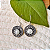 Brinco Mandala Madrepérola - Prata 925 - Imagem 1