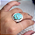 Anel Oval Turquesa - Prata 925 - Imagem 2