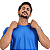 Camiseta básica gola redonda 100% algodão masculina - Imagem 7