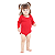 Body Infantil 100% Algodão Manga Longa - Imagem 1
