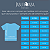 Camiseta básica gola redonda 100% algodão estampada patolino - Imagem 4