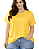 Camiseta Básica Plus Size Feminina 100% algodão - Empório Jabuticaba - Imagem 3