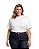 Camiseta Básica Plus Size Feminina 100% algodão - Empório Jabuticaba - Imagem 1