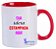 Caneca Interior Alça Colorida Personalizada - Imagem 1