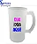 Caneca de Chopp Vidro Jateada Reta 475ml Personalizada - Imagem 1