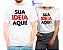 Camiseta Branca 100% Poliester Unisex - Imagem 1