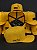 Boné Preto Chato Amarelo - Imagem 2