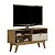 Rack Houston Valdemóveis p/ TV até 50" Cinamomo/Off - Imagem 3
