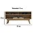 Rack Houston Valdemóveis p/ TV até 50" Cinamomo/Off - Imagem 4