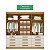 Guarda-Roupa Casal Mônaco 6P 12G D'Doro Cinamomo/Off - Imagem 5