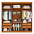Guarda-Roupa Casal Lagos 6P 4G Tcil Cinamomo/Off - Imagem 3