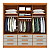 Guarda-Roupa Casal Chicago 3P 9G Tcil Cinamomo/Off - Imagem 2