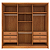 Guarda-Roupa Casal Fortuna 6P 6G Tcil Cinamomo/Off - Imagem 3