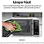 Microondas LG 30L Easy Clean MS3091BC Branco/Preto - Imagem 2