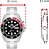 Relógio Orient Automático Submariner preto com vermelho 469SS068F P1SX - Imagem 4
