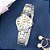 Relógio CASIO prata dourado feminino LTP-V004SG-9AUDF - Imagem 2