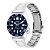Relógio Casio Masculino Analógico Prata Azul MTD-135D-2AVDF - Imagem 2