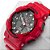 Relógio Casi G-SHOCK Masculino Anadigi Vermelho GA-100B-4ADR - Imagem 4