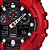 Relógio Casi G-SHOCK Masculino Anadigi Vermelho GA-100B-4ADR - Imagem 3