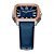 Relógio Fossil Masculino Crosb Prata Azul Couro FS6149/0AN - Imagem 3