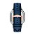 Relógio Fossil Masculino Crosb Prata Azul Couro FS6149/0AN - Imagem 4
