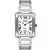 Relógio Orient Masculino Quadrado Tank Prateado Branco GBSS1058 B3SX - Imagem 1