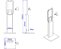 Pedestal Para K2 Com Suporte Universal Para Pinpad - Imagem 6