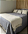 Kit Peseira De Cama Sofá 250x65 +2 Capas De Almofada Cor Cru - Imagem 3