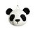 Panda de Parede em Crochê - Imagem 1