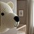 Urso Polar de Parede em Crochê - Imagem 3