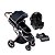 CARRINHO ZOE PRETO + BEBÊ CONFORTO GRID + BASE - GALZERANO - Imagem 1